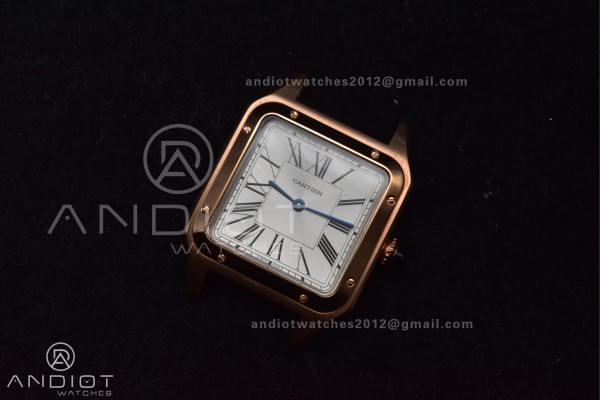 Santos Dumont 31.4mm SS/RG AF 1:1 Best Edition Sil...