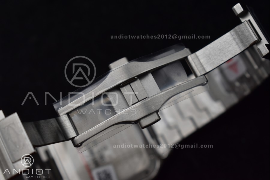 Santos de Cartier 35mm SS AF 1:1 Best Edition Gray Dial on SS Smart Links Bracelet MIYOTA 9015