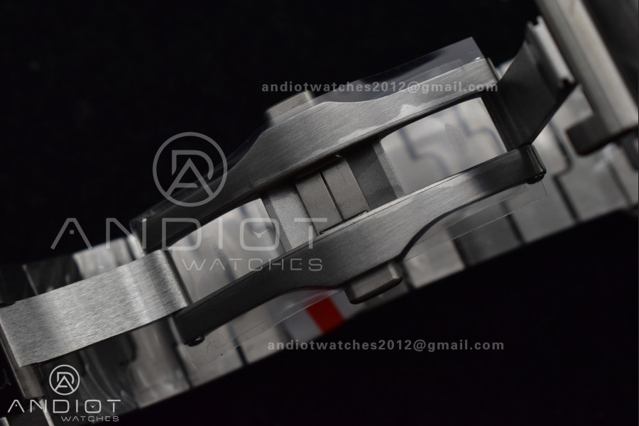 Santos de Cartier 40mm SS AF 1:1 Best Edition Gray Dial on SS Smart Links Bracelet MIYOTA 9015