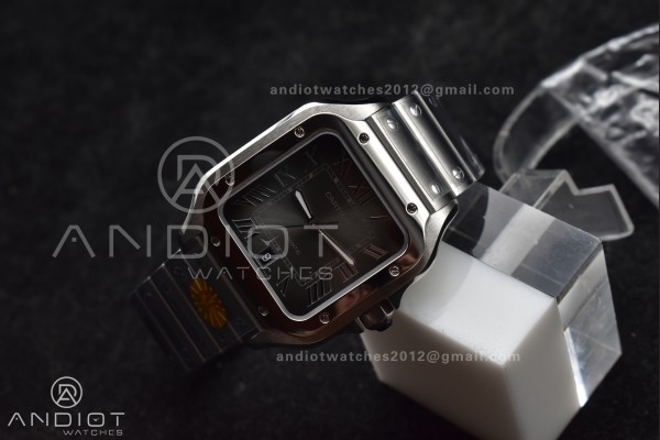 Santos de Cartier 40mm SS AF 1:1 Best Edition Gray...