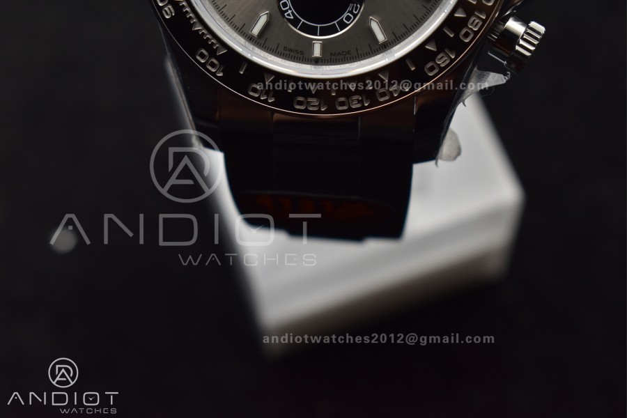 Daytona 126519 QF 1:1 Best Edition Gray/Black Dial on Oysterflex Strap SH4131 V6 (Weighted)