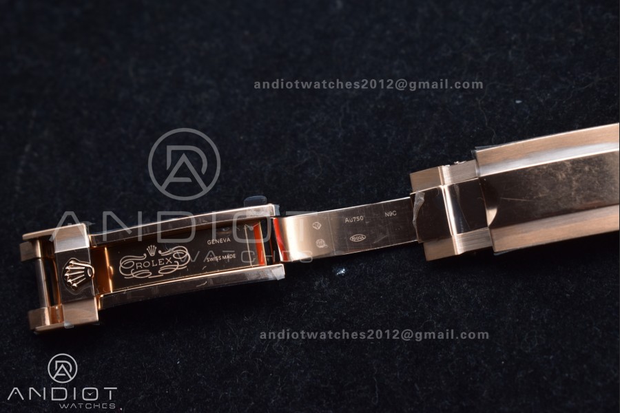 Daytona 126515 QF 1:1 Best Edition RG/Black Dial on Oysterflex Strap SH4131 V6 (Weighted)