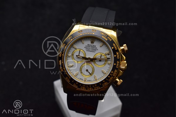 Daytona 126518 QF 1:1 Best Edition White Dial on O...