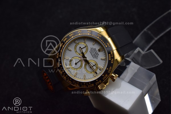 Daytona 126518 QF 1:1 Best Edition White Dial on O...