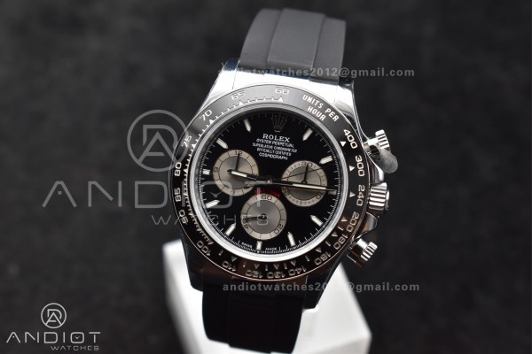 Daytona 126519 QF 1:1 Best Edition Black/Silver Di...
