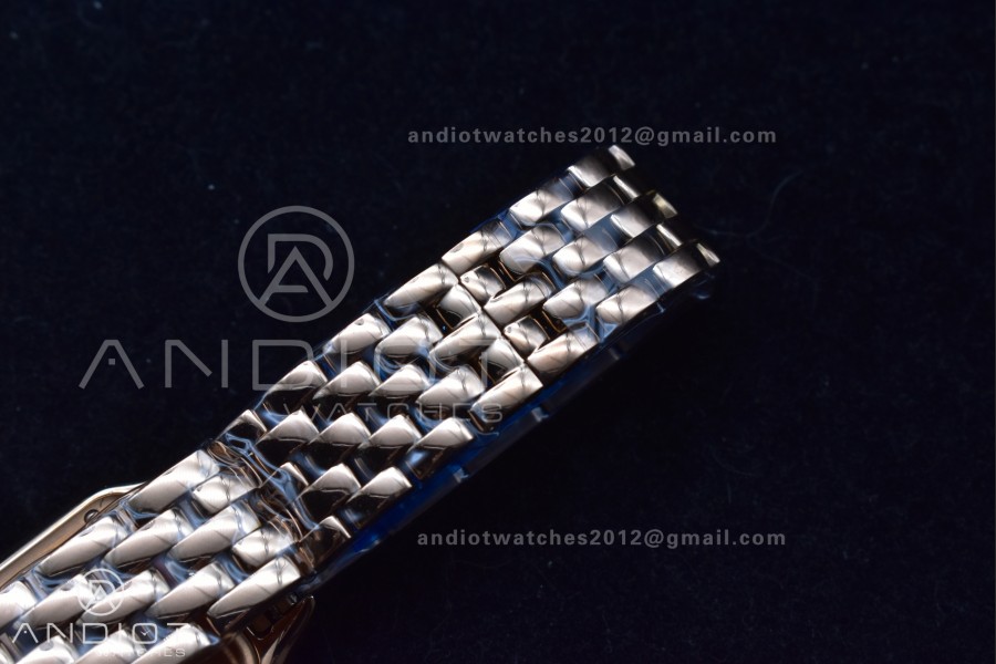 Panthère 27mm BVF 1:1 Best Edition RG White Dial Diamonds Bezel on RG Bracelet Ronda Quartz