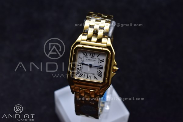 Panthère 27mm BVF 1:1 Best Edition YG White Dial ...
