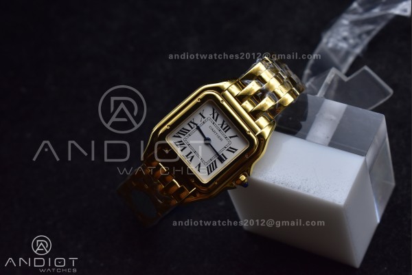 Panthère 27mm BVF 1:1 Best Edition YG White Dial ...