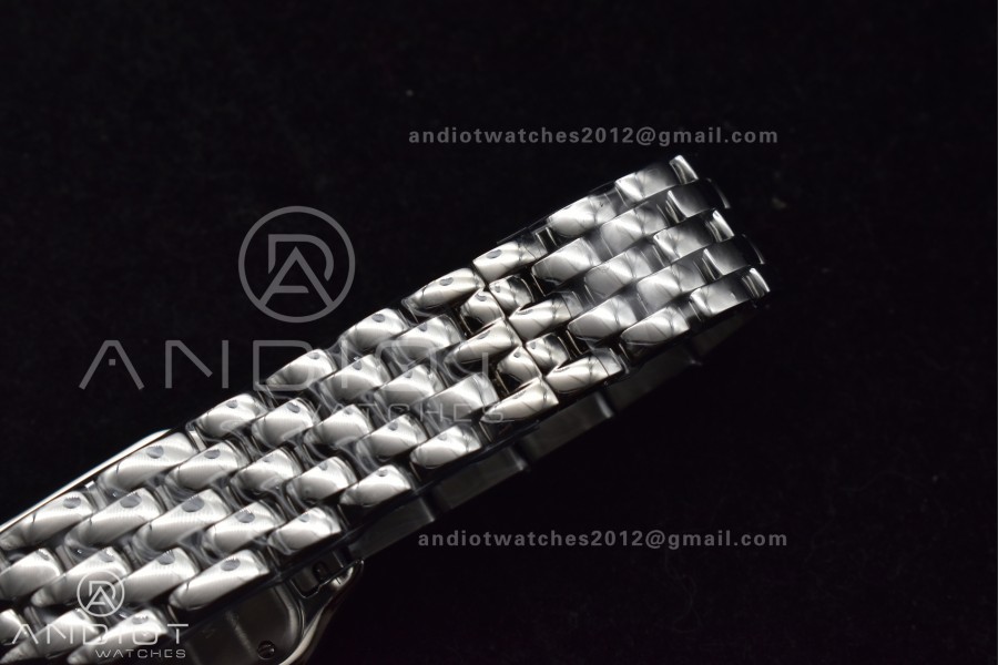 Panthère 27mm BVF 1:1 Best Edition SS White Dial on SS Bracelet Ronda Quartz