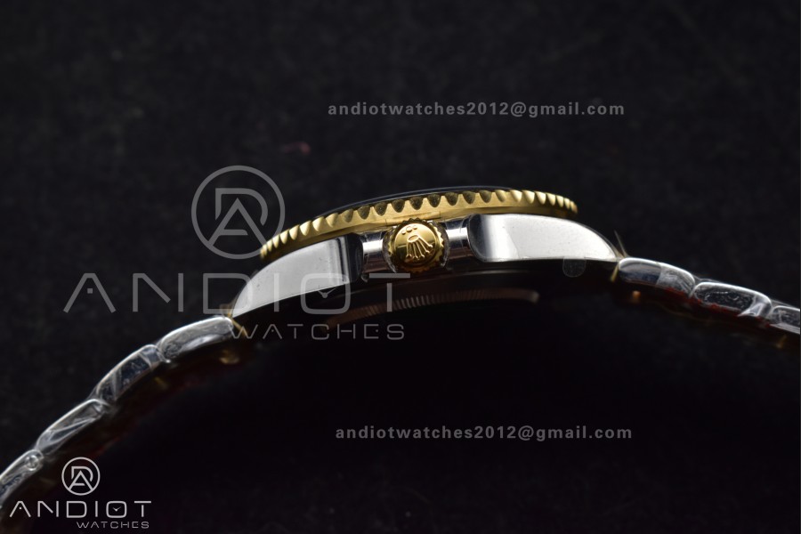 Sea-Dweller Two Tone SS/YG 126603 GMF Best Edition Black Dial on SS/YG Bracelet A2824 V3