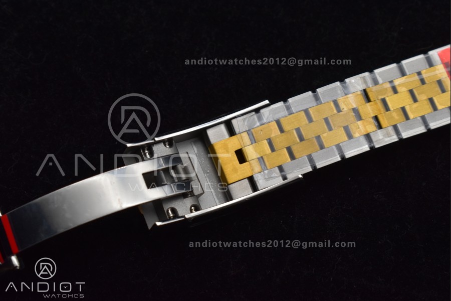 DateJust 36 SS/RG 126231 VSF 1:1 Best Edition 904L Steel Gray Dial Green Roman Marker on Jubilee Bracelet VS3235