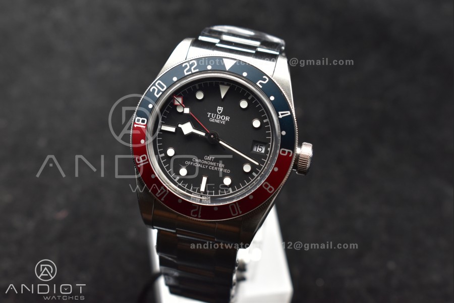 Black Bay GMT Pepsi Blue/Red Bezel ZF 1:1 Best Edition on SS Bracelet A2836