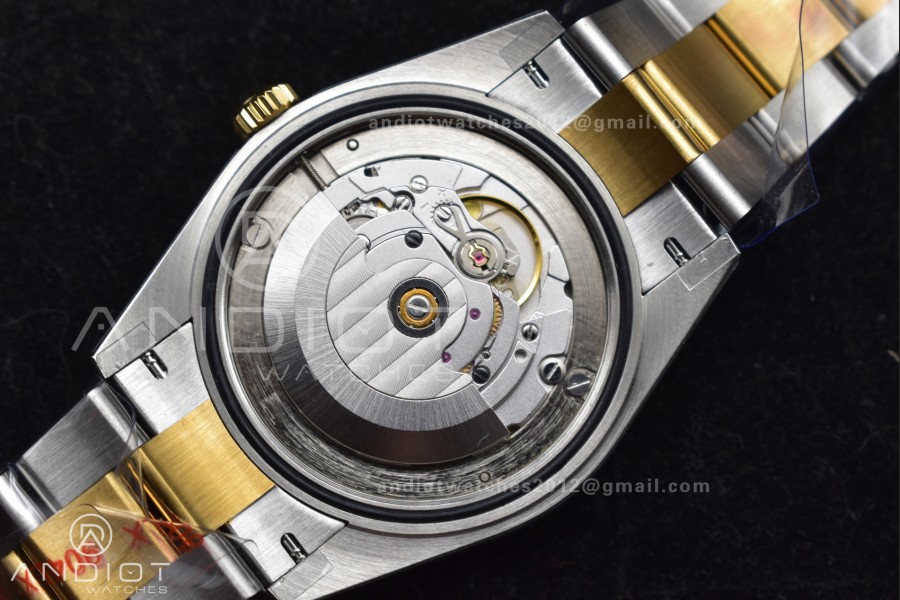 DateJust 41 126333 SS/YG GMF 1:1 Best Edition 904L Steel Gray Green Roman Dial on SS/YG Oyster Bracelet A2836