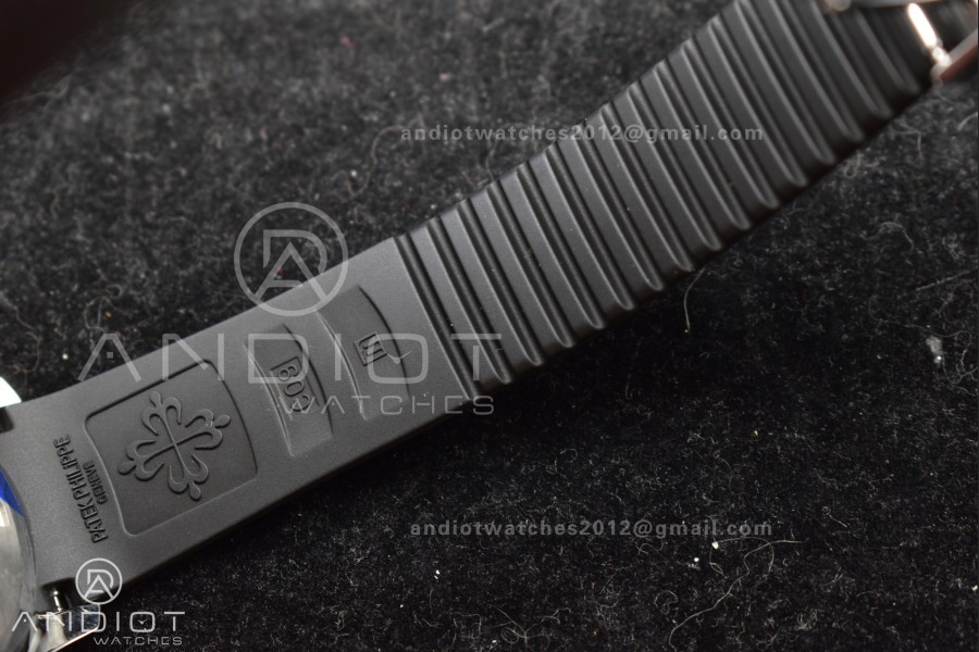 Aquanaut 5164A SS GRF Best Edition Gray Dial on Black Rubber Strap A324 V2