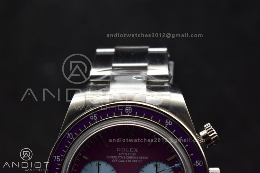 Daytona Scona SS ADGF Best Edition Purple Dial on SS Bracelet SA4130