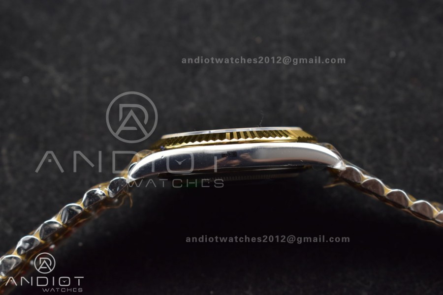 DateJust 41 126333 SS/YG ARF 1:1 Best Edition 904L Steel Gray Green Roman Dial on SS/YG Jubilee Bracelet SH3235 (Gain Weight)