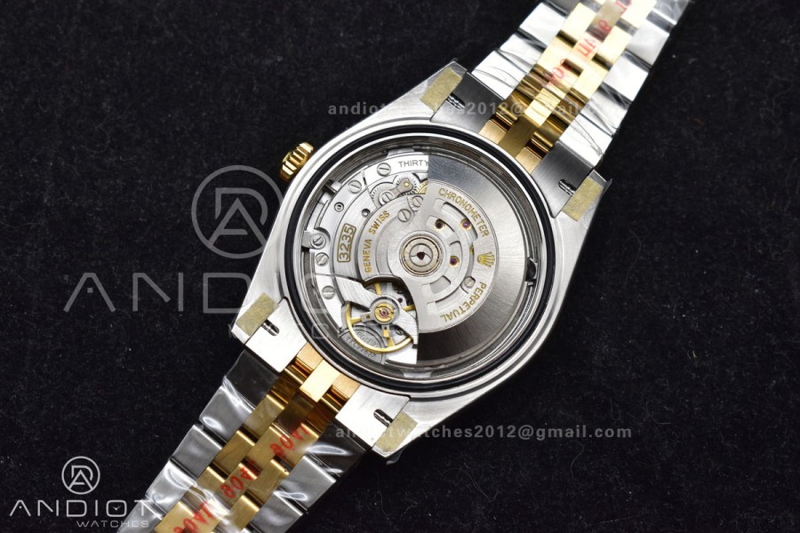 DateJust 41 126333 SS/YG ARF 1:1 Best Edition 904L Steel Gray Green Roman Dial on SS/YG Jubilee Bracelet SH3235 (Gain Weight)