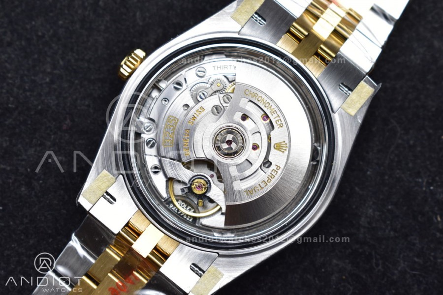 DateJust 41 126333 SS/YG ARF 1:1 Best Edition 904L Steel Gray Green Roman Dial on SS/YG Jubilee Bracelet SH3235 (Gain Weight)