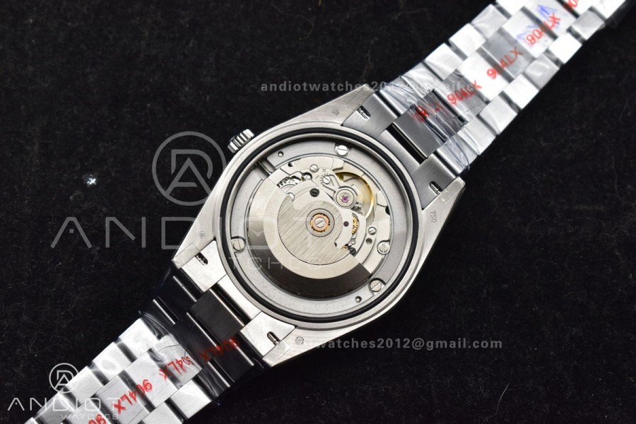 DayDate 40 SS GMF 904L Steel Green Dial Arabic Markers On President Bracelet A2836
