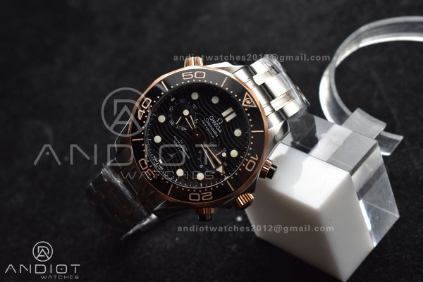 Seamaster 300m Chrono SS/RG OMF 1:1 Best Edition B...
