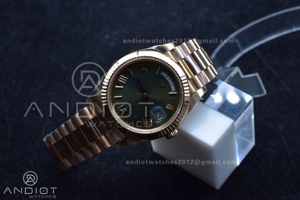Day Date 40 RG 228235 THBF 1:1 Best Edition Green ...