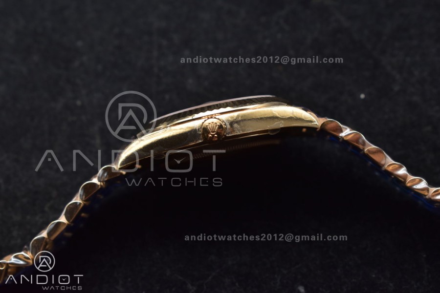 Day Date 40 RG 228235 THBF 1:1 Best Edition Green Roman Dial on President Bracelet VR3255 (Gain Weight)