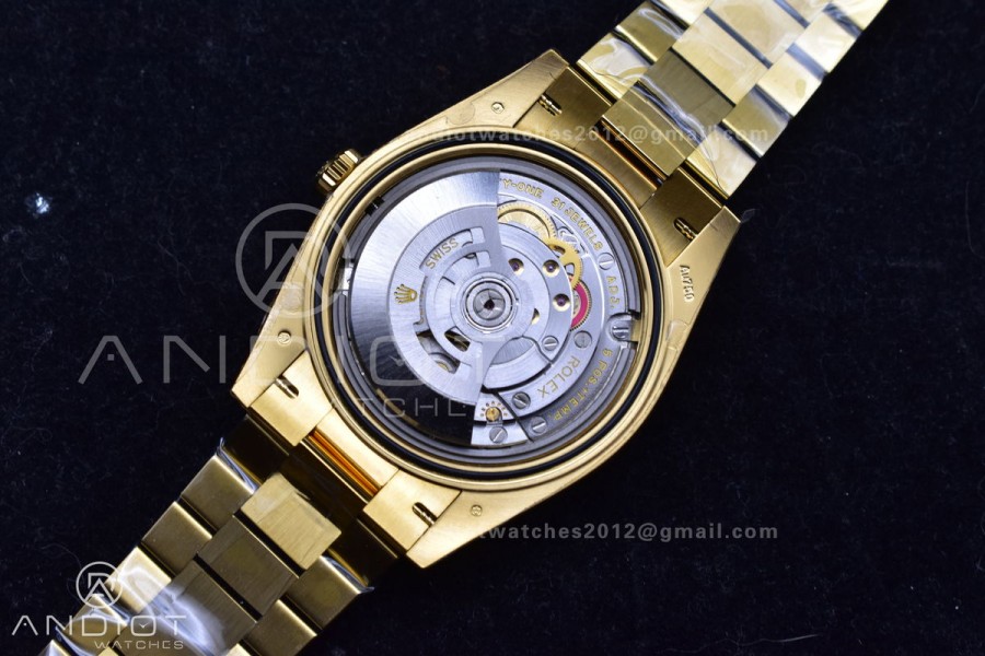Day Date 40 YG 228238 THBF 1:1 Best Edition Gold Dial on President Bracelet VR3255 (Gain Weight)