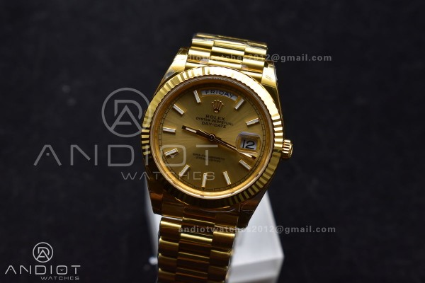 Day Date 40 YG 228238 THBF 1:1 Best Edition Gold D...