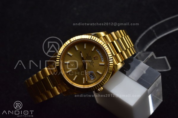 Day Date 40 YG 228238 THBF 1:1 Best Edition Gold D...