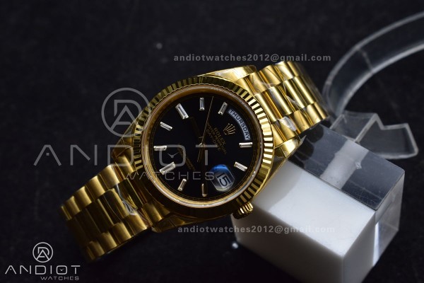 Day Date 40 YG 228238 THBF 1:1 Best Edition Black ...