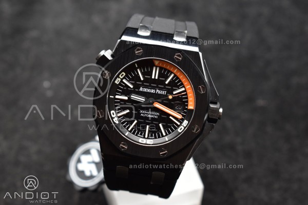 Royal Oak Offshore Diver 15707 Black Ceramic ZF 1:...