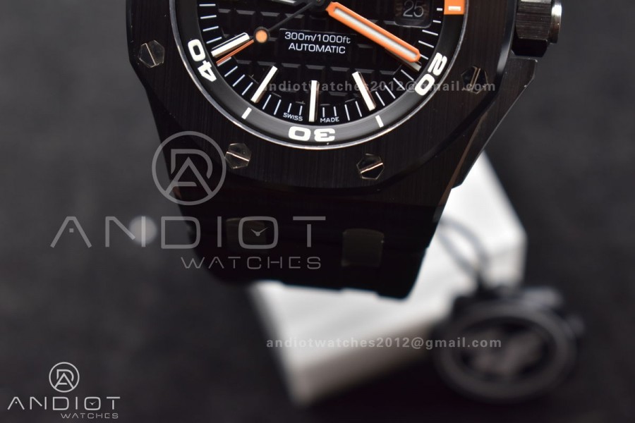 Royal Oak Offshore Diver 15707 Black Ceramic ZF 1:1 Best Edition SA3120 Super Clone