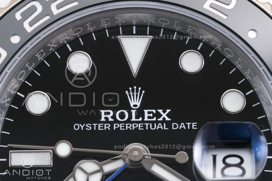 GMT-Master II 126710 BLNR Black/Blue Ceramic ARF 1:1 Batman Best Edition Black Dial On Oyster Bracelet DD3285