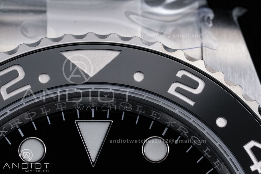 GMT-Master II 126710 BLNR Black/Blue Ceramic ARF 1:1 Batman Best Edition Black Dial On Oyster Bracelet DD3285