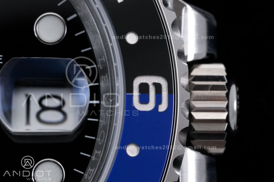 GMT-Master II 126710 BLNR Black/Blue Ceramic ARF 1:1 Batman Best Edition Black Dial On Oyster Bracelet DD3285