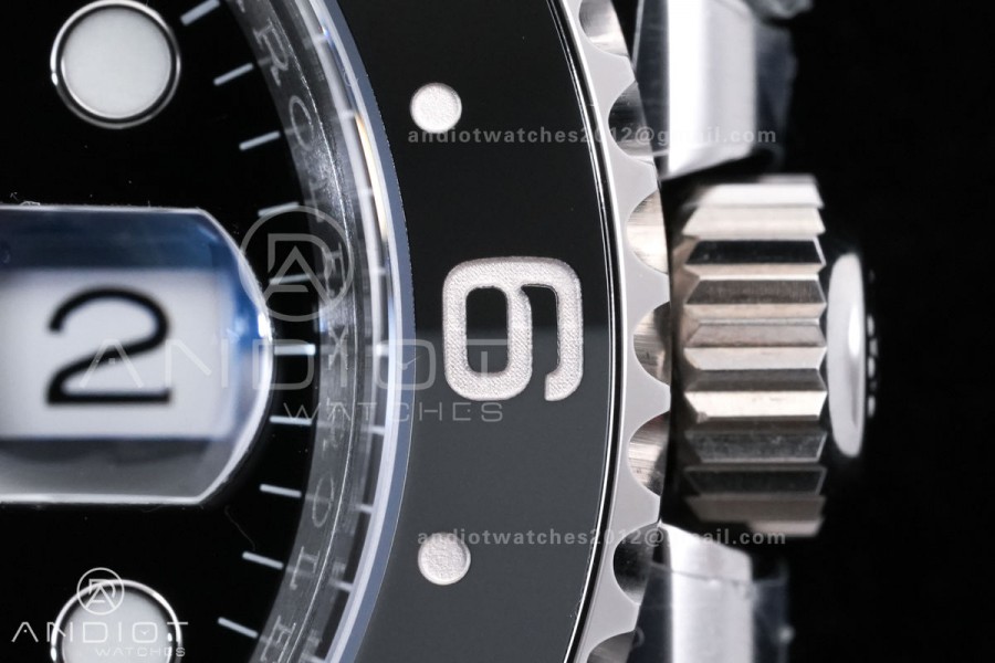 GMT-Master II 126710 GRNR Black/Gray Ceramic ARF 1:1 Bruce Wayne Best Edition Black Dial On Jubilee Bracelet DD3285 