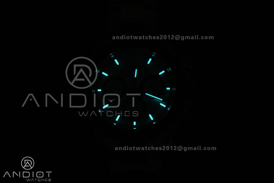 Daytona 126506 Gain Weight QF 1:1 Best Edition Ice Blue Dial Stick Markers on Bracelet SH4131 V6