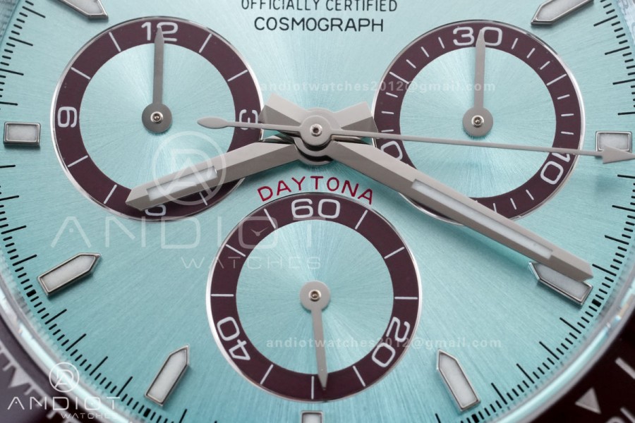 Daytona 126506 Gain Weight QF 1:1 Best Edition Ice Blue Dial Stick Markers on Bracelet SH4131 V6