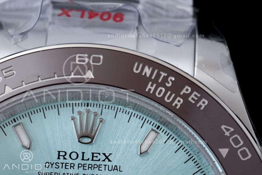 Daytona 126506 Gain Weight QF 1:1 Best Edition Ice Blue Dial Stick Markers on Bracelet SH4131 V6