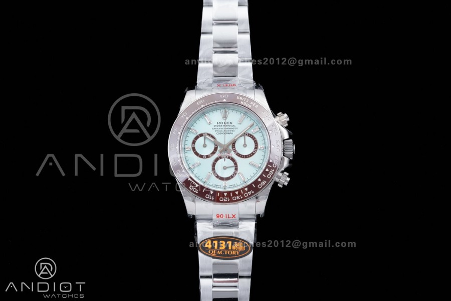 Daytona 126506 Gain Weight QF 1:1 Best Edition Ice Blue Dial T Diamond Markers on Bracelet SH4131 V6