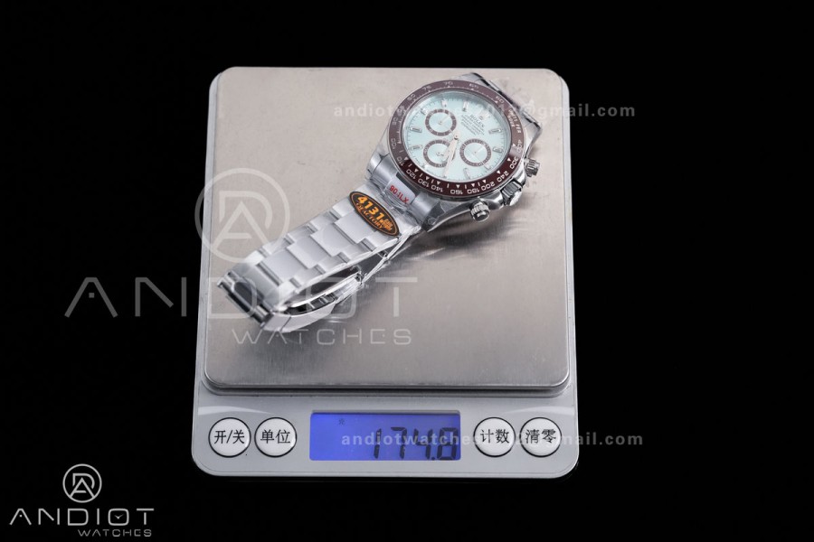 Daytona 126506 Gain Weight QF 1:1 Best Edition Ice Blue Dial T Diamond Markers on Bracelet SH4131 V6