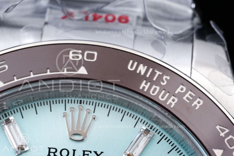 Daytona 126506 Gain Weight QF 1:1 Best Edition Ice Blue Dial T Diamond Markers on Bracelet SH4131 V6