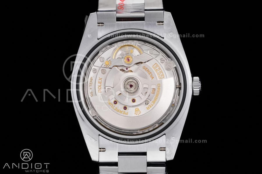 DayDate 40 SS QF 1:1 Best Edition Green Roman Dial on President Bracelet VR3255 V8 (Gain Weight)