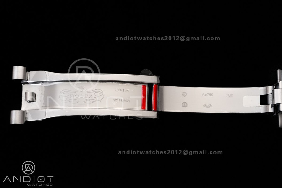 DayDate 40 SS QF 1:1 Best Edition Green Roman Dial on President Bracelet VR3255 V8 (Gain Weight)