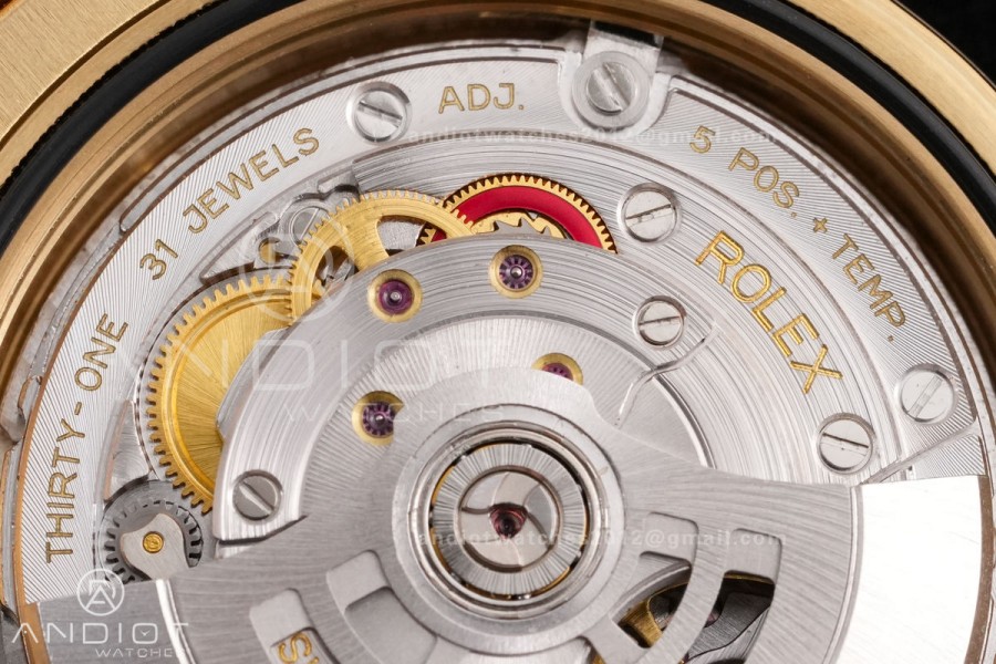 DayDate 40 YG 1:1 Best Edition YG Crystal Dial on President Bracelet VR3255 V8 (Gain Weight)