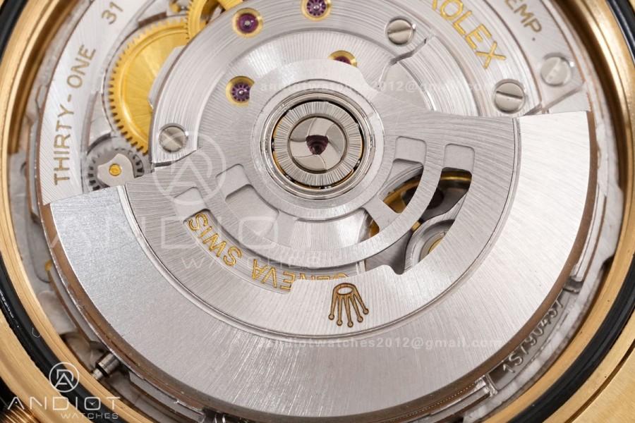 DayDate 40 YG 1:1 Best Edition YG Roman Dial on President Bracelet VR3255 V8 (Gain Weight)