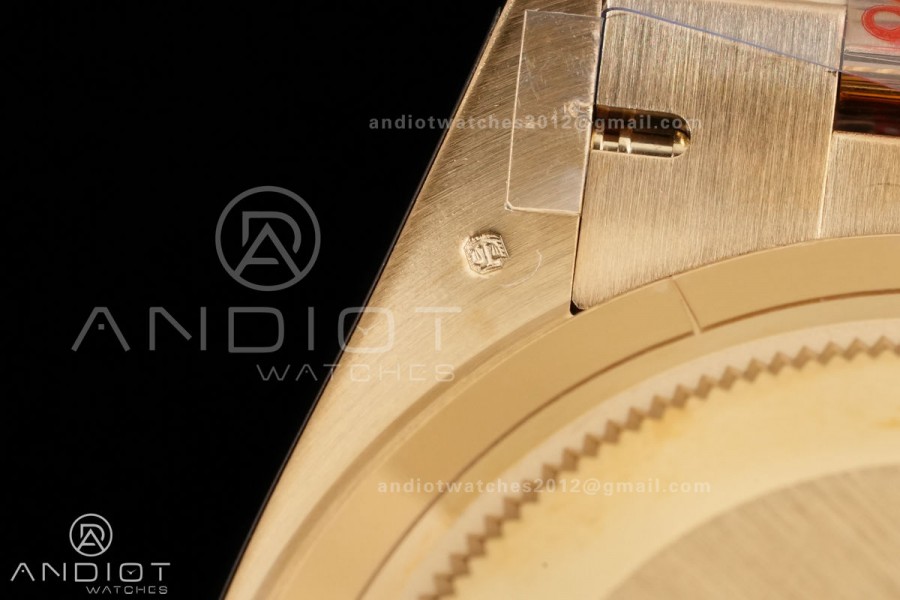 DayDate 40 YG 1:1 Best Edition YG Roman Dial on President Bracelet VR3255 V8 (Gain Weight)