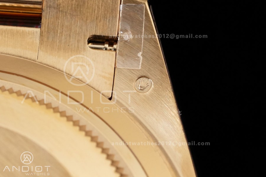 DayDate 40 YG 1:1 Best Edition YG Roman Dial on President Bracelet VR3255 V8 (Gain Weight)