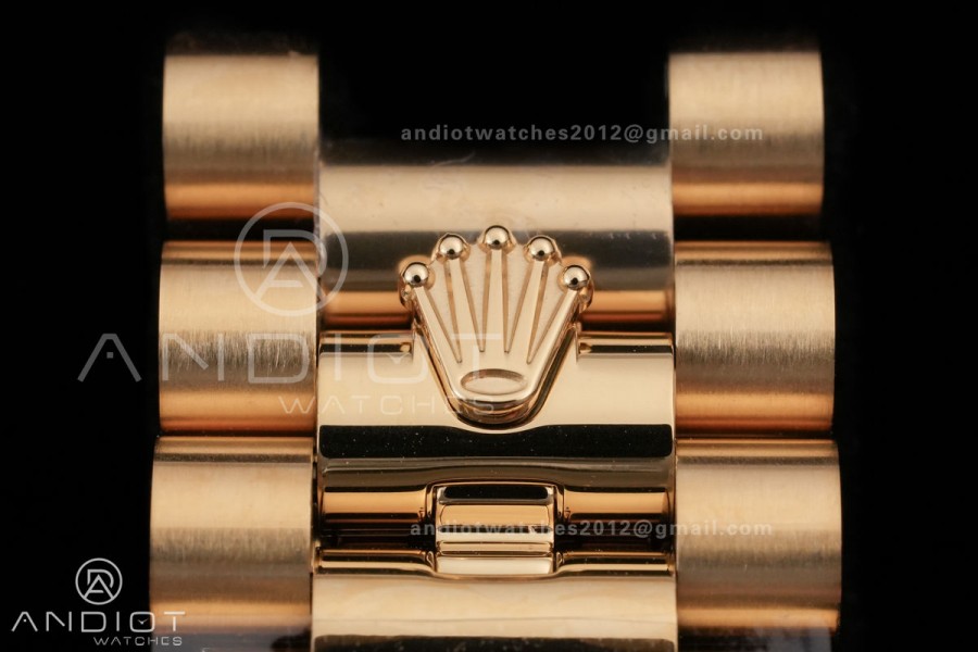 Day Date 40 YG 228238 RCF 1:1 Best Edition Green Ombre Dial on President Bracelet VR3255 (211g)