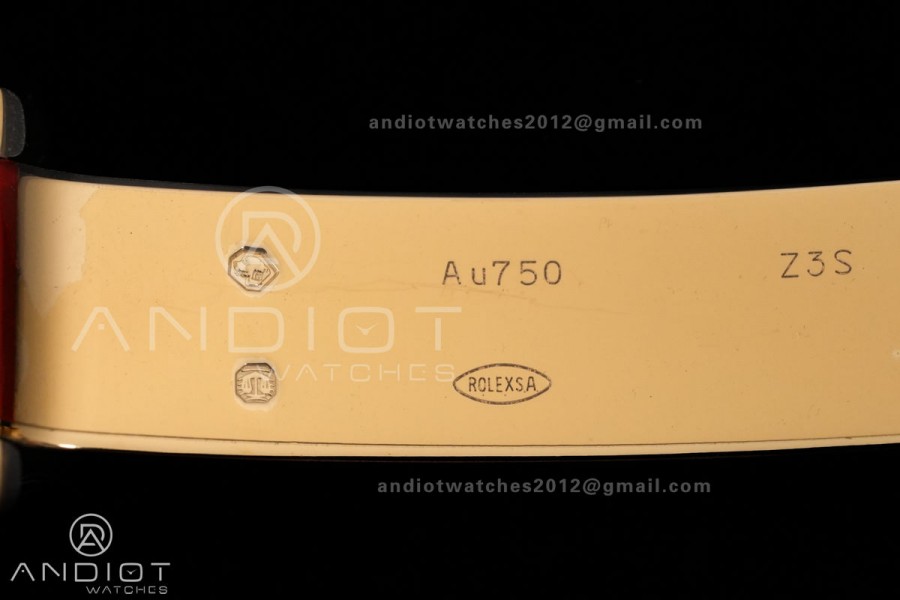 Day Date 40 YG 228238 RCF 1:1 Best Edition Green Roman Dial on President Bracelet VR3255 (211g)